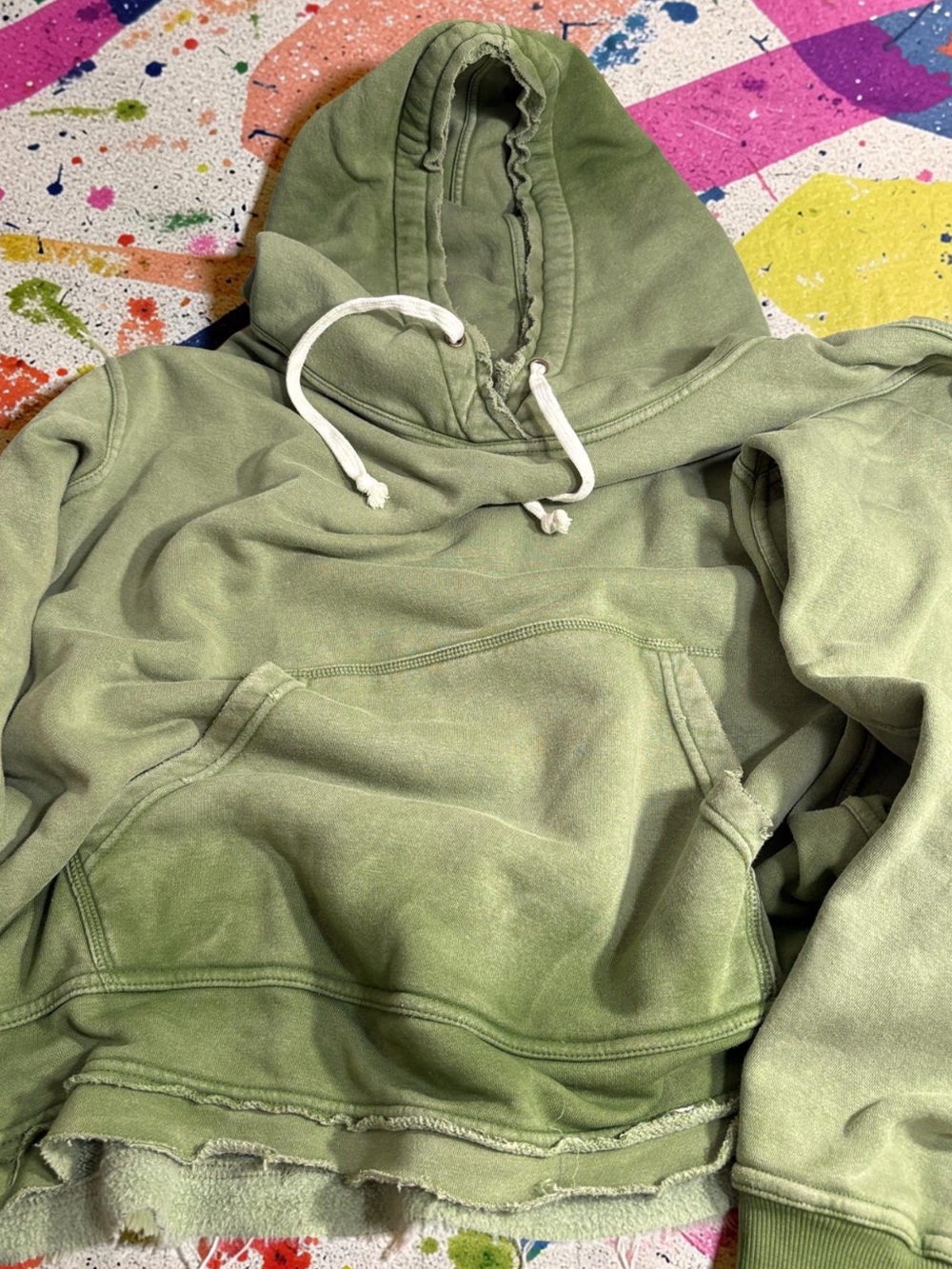 FREE PEOPLE ZUMA HOODIE IN SEA SERPENT, L